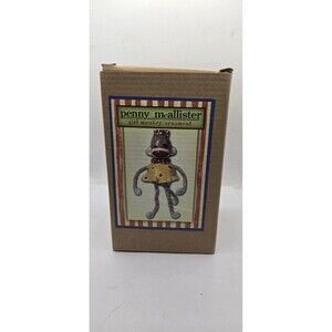 PENNY McALLISTER Midwest Cannon Falls Girl Monkey Ornament